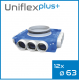 Uniflexplus+  kolektor 63 mm 12 vývodov TVG-S-12x63