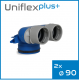 Uniflexplus+ telo anemostatu 90° 2x90 mm VCH-290