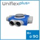 Uniflexplus efektívny plochý kolektor 90mm 8 vývodov TVG-S-8x90